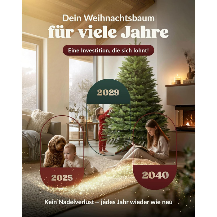 Штучна ялинка 180 см зелена Amari