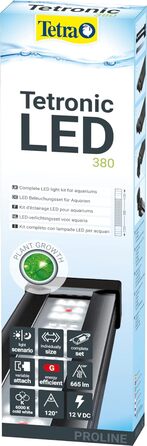 Акваріумне освітлення Tetra Tetronic LED ProLine, освітлення води з денним та нічним режимами, 380 мм (розширюється до 620 мм)