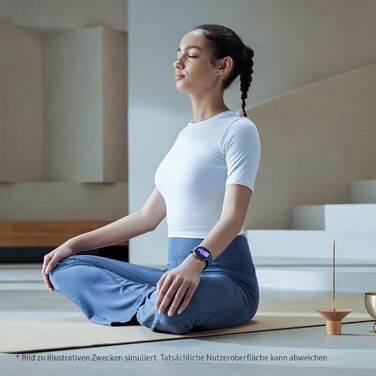 Розумний годинник Samsung Galaxy Watch8 з Galaxy AI, фітнес-годинник та фітнес-трекер, спортивний ремінець, велнес та коучинг сну, 40 мм, Bluetooth, графітовий, 3-річна гарантія виробника