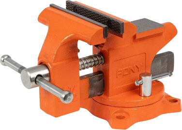 Верстат сріблястий Pony Jorgensen GID-286147 з поворотним основанням, помаранчевий, 11,4 см