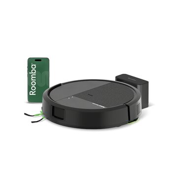 Робот-пилосос з функцією вологого прибирання iRobot Roomba 115 Combo, потужність всмоктування 15к Па, навігація Clearview LiDAR, чорний