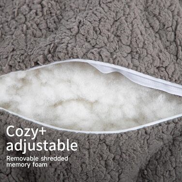 Подушка для читання, спинна подушка для ліжка та дивана з підлокітниками, поперекова опорна подушка з піни з ефектом пам&39яті з підлокітником, ідеально підходить для читання, перегляду телевізора, відпочинку або як опора для спини (сіра)