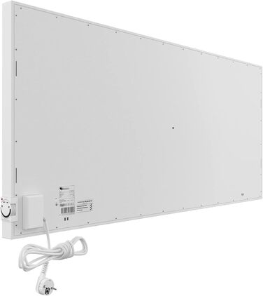 НОВИНКА 1400 Вт - найкраще з обох технологій обігріву - інфрачервона технологія з конвекцією повітря в приміщенні - вбудований термостат 1400 Вт (15-30 м)