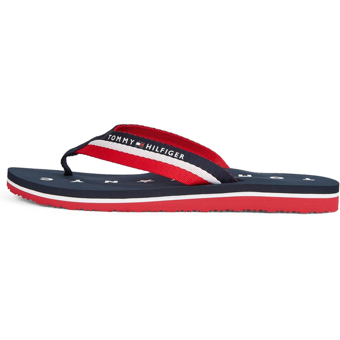 Жіночі шльопанці Tommy Hilfiger Tommy Loves NY Beach Sandal Badeshuhe 40 EU Blue Midnight