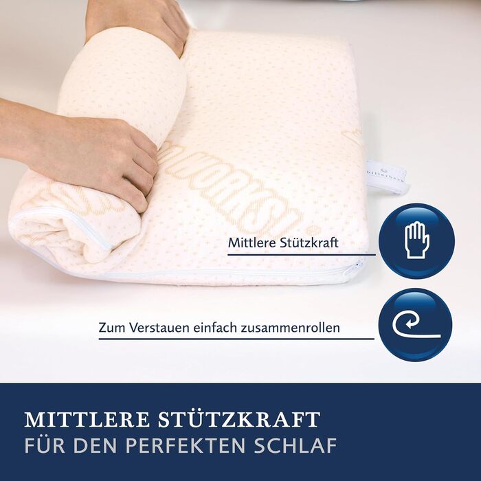 Подушка для шиї Billerbeck 5452740002, антимоскітна, 40/60 см, біла