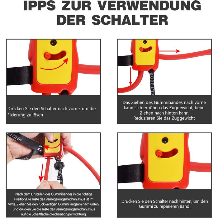 Тренажер для стрільби з лука Elong — силовий розтяжний тренажер для рекурсивних та складних луків, жовтий