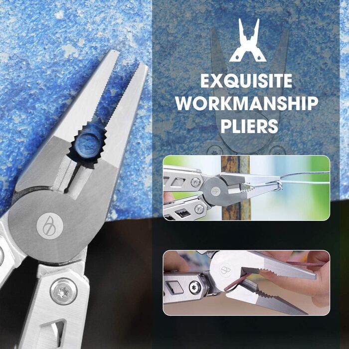 Подарунки для чоловіків жінок, BIBURY Складні мультиінструменти, різдвяні подарунки інструменти, плоскогубці з відкривачкою для пл