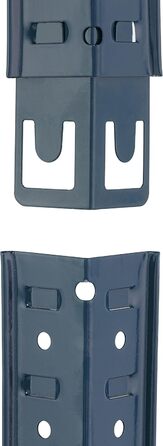 Міцний стелаж Relaxdays, 4 полиці, ВШХ 156x80x40 см, вантажопідйомність 280 кг, металевий, полиця для зберігання в підвалі та гаражі, антрацит