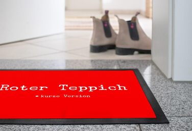 Килимок для дверей MoonWorks Red Carpet Short Version Hollywood Non-slide & Wool Wash White 60x40 см