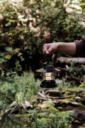 Ліхтар Barebones Outpost - вінтажний вуличний ліхтар зі спіральним шнуром у стилі Едісона, 3 варіанти живлення, водонепроникний ліхтар для кемпінгу, патіо та саду (батарейки не входять до комплекту), антична бронза