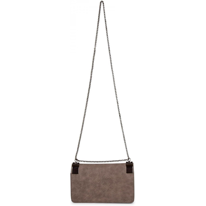 Клатч, вечірня сумочка з металевими застібками та ланцюжком, вінтажний дизайн, жіночий 02012046 Оливковий