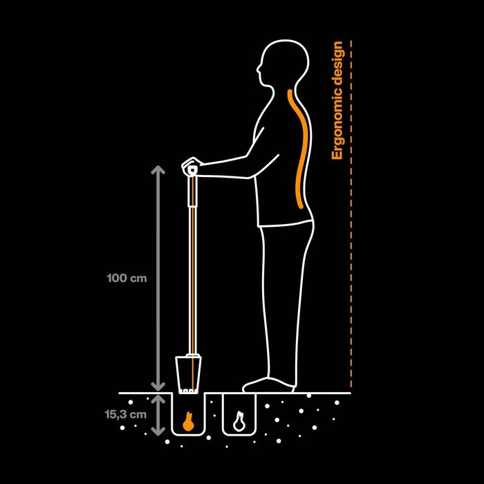 Кашпо для цибулин квітів Fiskars Ergo 1057078