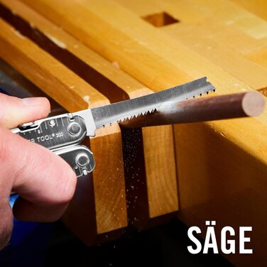 Мультиінструмент з 19 основними інструментами, виготовлений з нержавіючої сталі, з нейлоновою кобурою Чорний, 300