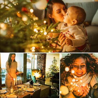 Світлодіодних казкових вогнів акумулятор з таймером, 3M 30 світлодіодних мідних дротяних казкових вогнів в приміщенні, казкові вог