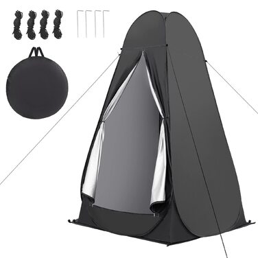 Портативний висувний душовий намет - водонепроникний, туалетний намет, пляжний намет, кемпінговий намет, роздягальня з сумкою для перенесення
