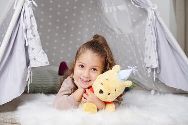 Вінні-Пух Disney Simba Ювілейний, 25 см М'яка плюшева іграшка з капелюшком для вечірки, ніжний плюш, ідеальний подарунок для дітей та фанатів, від 0 місяців