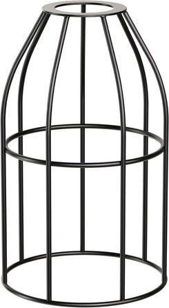 Абажур у клітку, чорний, 155 мм Ø ( (), чорний / 12,2 см / сталь), 3 шт.