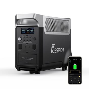 Портативний сонячний генератор LiFePO4 ємністю 3840 Втгод з виходом 3x230 В змінного струму 3600 Вт (пікова потужність 7200 Вт), швидка зарядка та накопичення енергії для дому, під час відключення електроенергії та подорожей., 3600 Pro Power Station