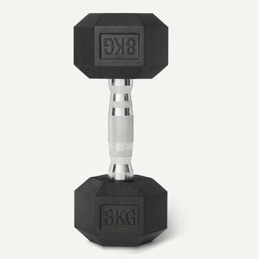 Набір шестигранних гантелей у гумовому корпусі Storeo Basics 8 кг