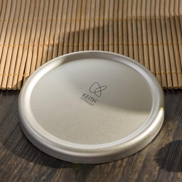 Чашка для кави та чаю Keith Titan Mug з подвійними стінками, кришкою та складною ручкою для кемпінгу на відкритому повітрі (450 мл)