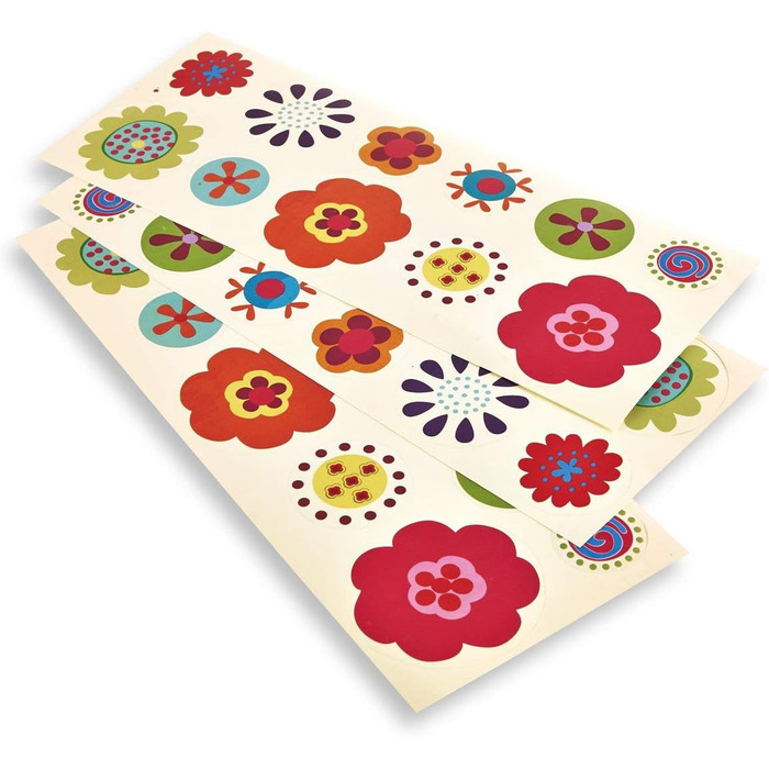 Дитячий комплект сидіння Zeller 13450, 3 предмети, МДФ, стіл 59 x 47 x 45 см, стілець 28 x 28 x 51,5 см, білий з декоративними наклейками