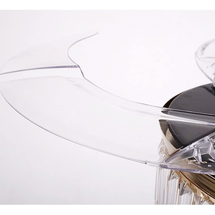 Тихий вентиляторний світильник Висувна кришталева люстра стельовий вентилятор Висувні стельові вентилятори з підсвічуванням Пульт