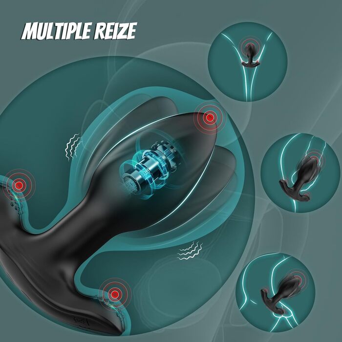 Анальна пробка, секс-іграшка для жінок та чоловіків, стимуляція простати для чоловіків, анальний вібратор з 10 режимами обертання та 10 режимами вібрації, секс-іграшка для пар, анальна пробка для жінок, секс-іграшка-анальна пробка, секс-іграшка