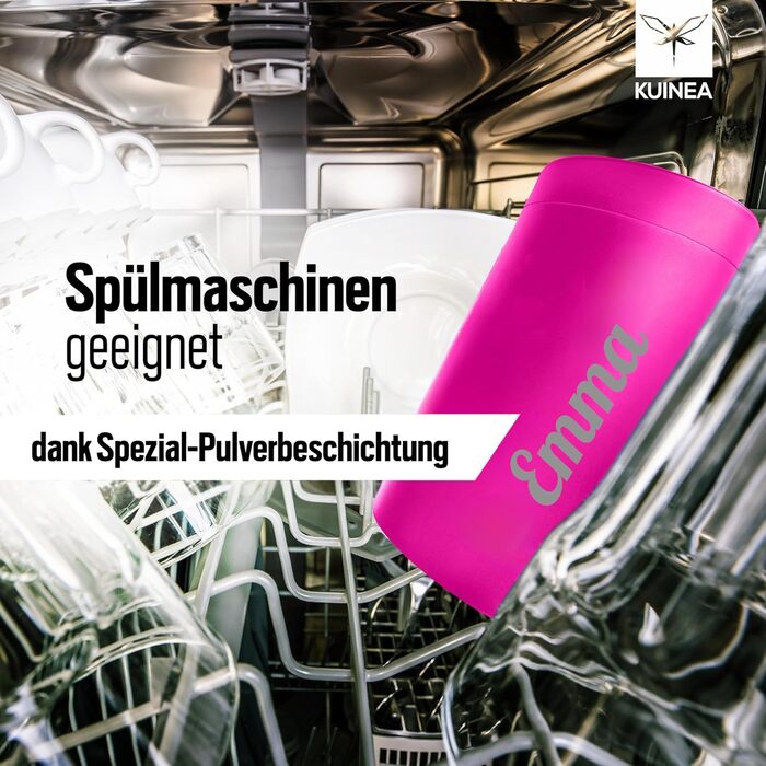 Персоналізована термокружка з гравіюванням День святого Валентина для нього та неї персоналізовані подарунки для партнерів кухоль для кави з нержавіючої сталі об&39ємом 350 мл, герметичний, багаторазовий, рожевий, День святого Валентина