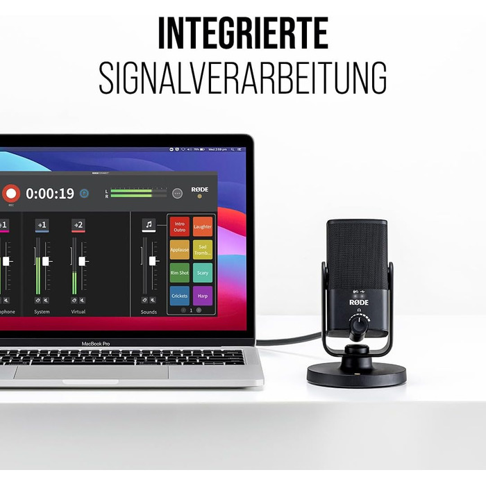 �DE NT-USB Mini універсальний студійний USB конденсаторний мікрофон для подкастингу, стрімінгу, ігор, музичного продакшну, вокалу