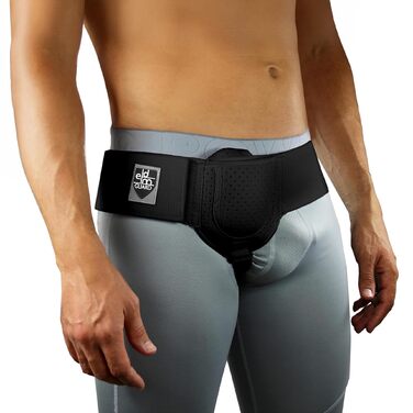 Грижовий пояс EVERYDAY MEDICAL для чоловіків - пахова грижова підтримка для чоловіків - чорний, розмір L/XLarge Schwarz L/XL ()