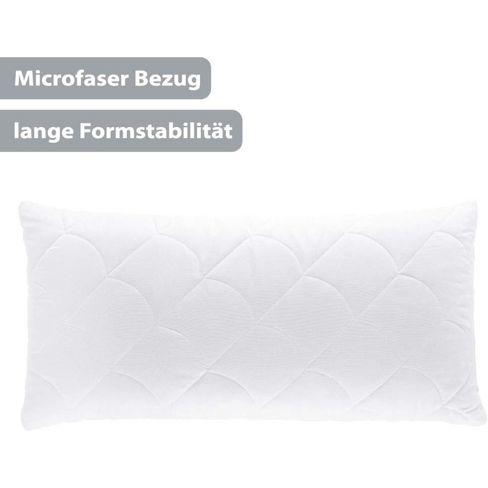 Подушка з піни з ефектом пам&39яті (40x80 см) Ергономічна подушка для підтримки шиї з ефектом пам&39яті Ортопедична подушка для підтримки шиї Дихаюча подушка для сну для алергіків 40 x 80 см