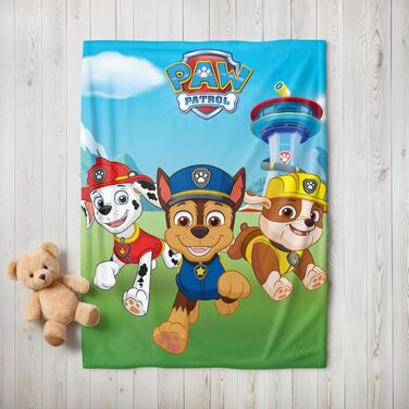 Дитяча ковдра Щенячий патруль, ніжна та м&39яка, 130x170 см Флісова ковдра для дівчаток та хлопчиків Затишна ковдра Подарунок для 3-річних дітей
