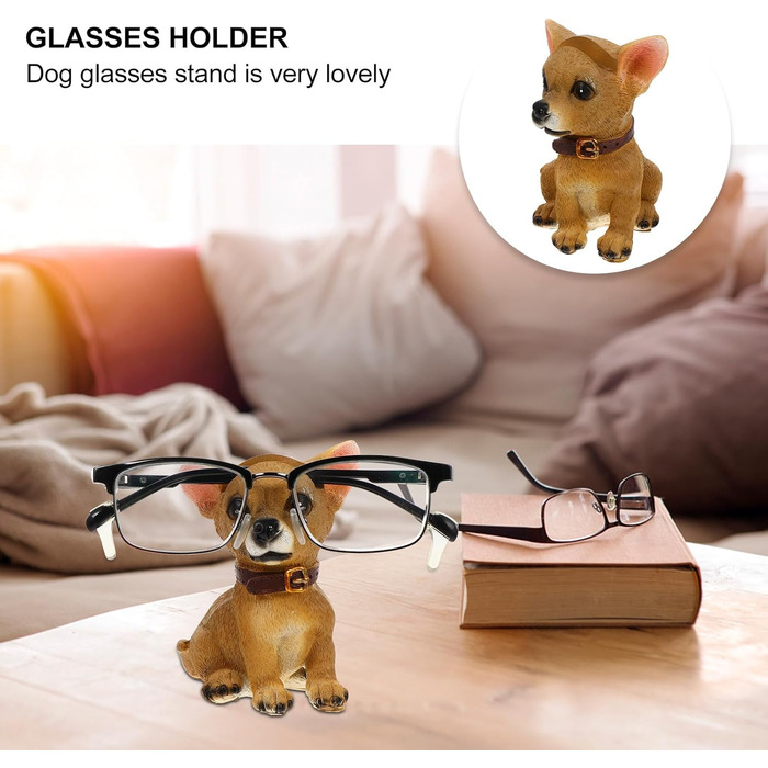 Підставка для склянок з полірезини з собачою тематикою, тримач для настільних склянок, настільна прикраса з мотивом собаки для склянок та дрібних аксесуарів, прикраса для столу в домашньому офісі