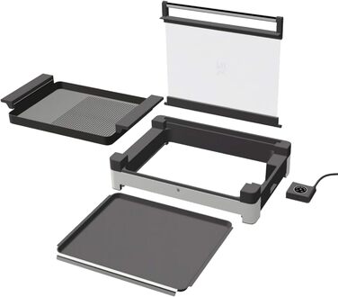 Настільний гриль зі скляною кришкою, Cromargan 18/10, Silver Single, 415430011