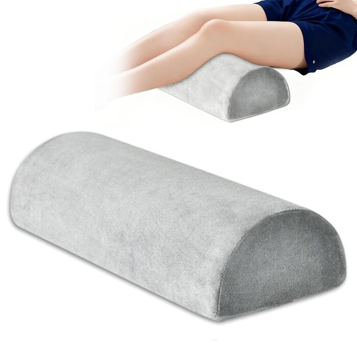 Подушка для підтримки колін та ніг, наколінник з піни з ефектом пам&39яті, серповидної форми для сну на боці та спині, полегшує біль у спині та стегнах, ідеально підходить для гарного нічного сну