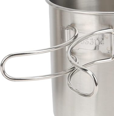 Складана кемпінгова чашка/кухоль/кемпінговий горщик, 2 шт. зовнішня пляшка/чашка з нержавіючої сталі/легкий кемпінговий горщик/рюкзачний посуд