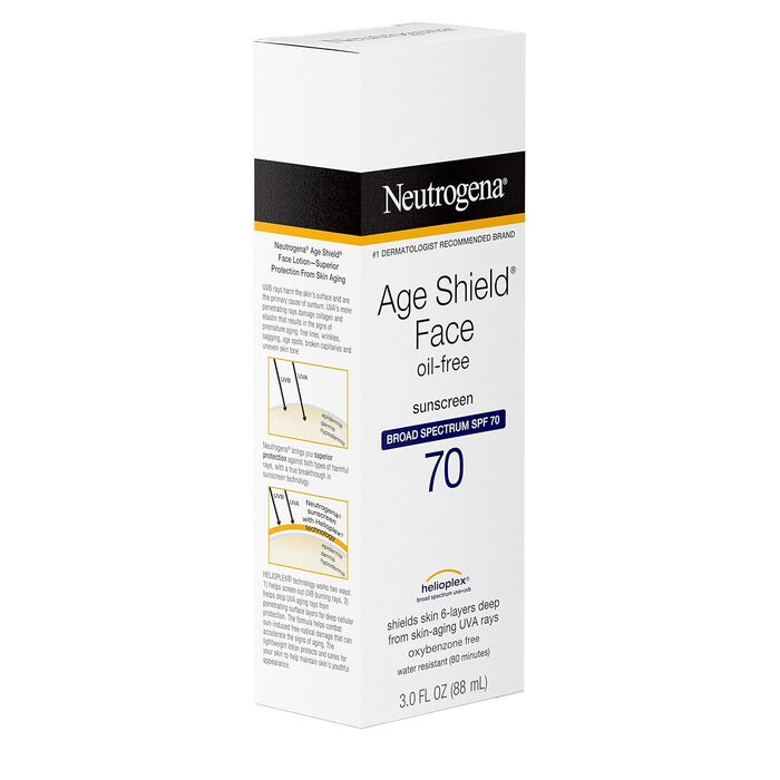 Лосьйон для обличчя Neutrogena Age Shield, SPF 70, 3 унції (упаковка з 2 шт. ) від Neutrogena