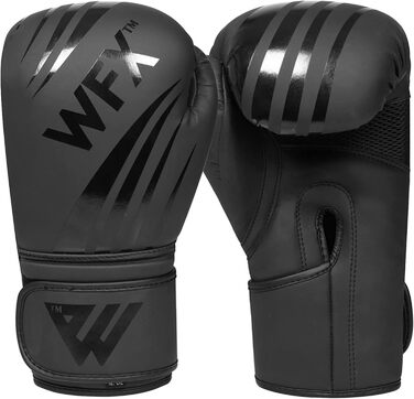 Шкіряні боксерські рукавички WFX, професійні, MMA, спаринг, кікбоксинг, боксерська груша, тренувальні, муай-тай, 355 г