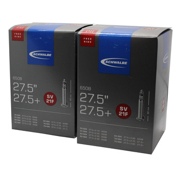 Камера велосипедна Schwalbe SV21F, чорна, 69.5 x 5.3-5.8 см, одинарна