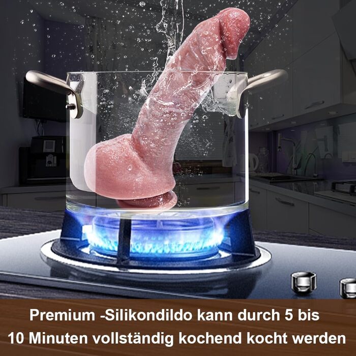 Фалоімітатор Umania XXL, 25 см, зі стимуляцією G-точки та потужним присоском