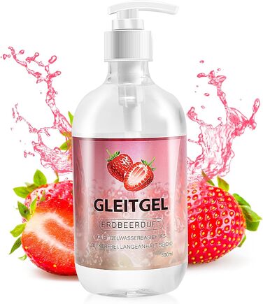 Інтимний лубрикант Paakee Полуниця, 500 мл