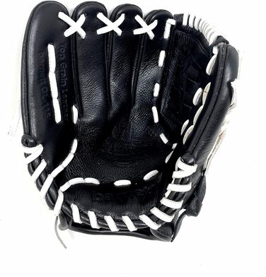 Бейсбольна рукавичка GL-115, натуральна шкіра, для змагань, для внутрішнього поля, 11,5 дюйма, чорна, для правої руки