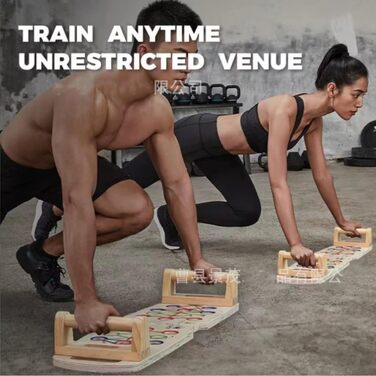 Універсальні ручки для віджимань, дошка для віджимань, домашнє фітнес-обладнання, обладнання для калістеніки, фітнес-аксесуари, дошка для віджимань з функцією таймера відліку, тренування для чоловіків та жінок.