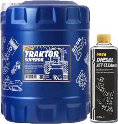 Л, 7406 Tractor Superoil API SG/CD Diesel Jet Cleaner - Паливна присадка 250 мл, 10