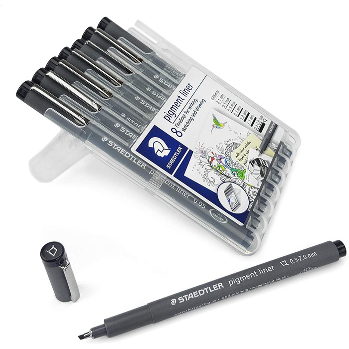 Пігментний вкладиш STAEDTLER Fineliner клас 0,05 мм 2,0 мм 8 шт.