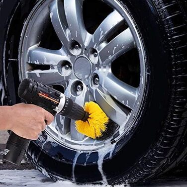 Щітка для дриля насадка для дриля - 5 шт. комплект щіток для електричної дрилі - ідеально підходить для плитки для басейну, ванної