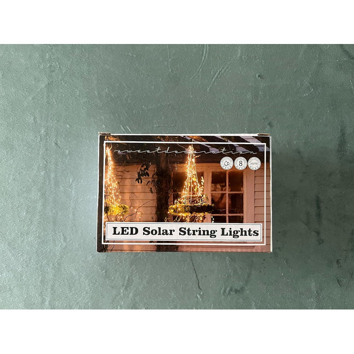 И сонячних казкових вогнів на відкритому повітрі 2x15M 150 LED, сонячні різдвяні вогні на відкритому повітрі водонепроникні, 8 реж