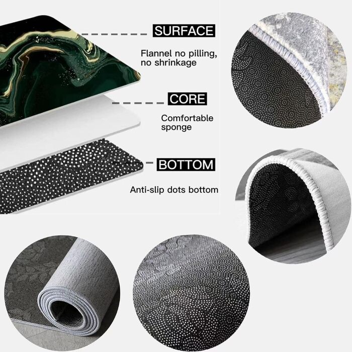 Сучасний мінімалістичний килим, чорно-золоті лінії, великий килим, для використання в приміщенні, нековзний, дитячий килим для кім