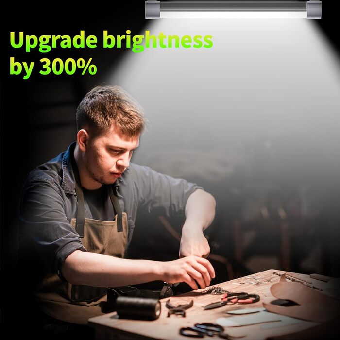 Світлодіодний ліхтар для кемпінгу LETOUR, магнітний ліхтар для кемпінгу, 5 рівнів регулювання яскравості, ліхтар з USB-акумулятором, акумуляторний вуличний ліхтар із зовнішнім акумулятором ємністю 10400 мАг, 80 годин роботи, 120 Вт