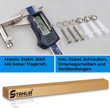 Гачок рейкова вішалка НЕРЖАВІЮЧА СТАЛЬ шліфована Гардеробна рейкова вішалка з гачками 1/4/6/8/10 Настінні гачки Настінна вішалка,